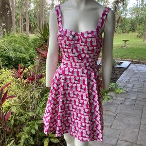 Cat Print Sundress